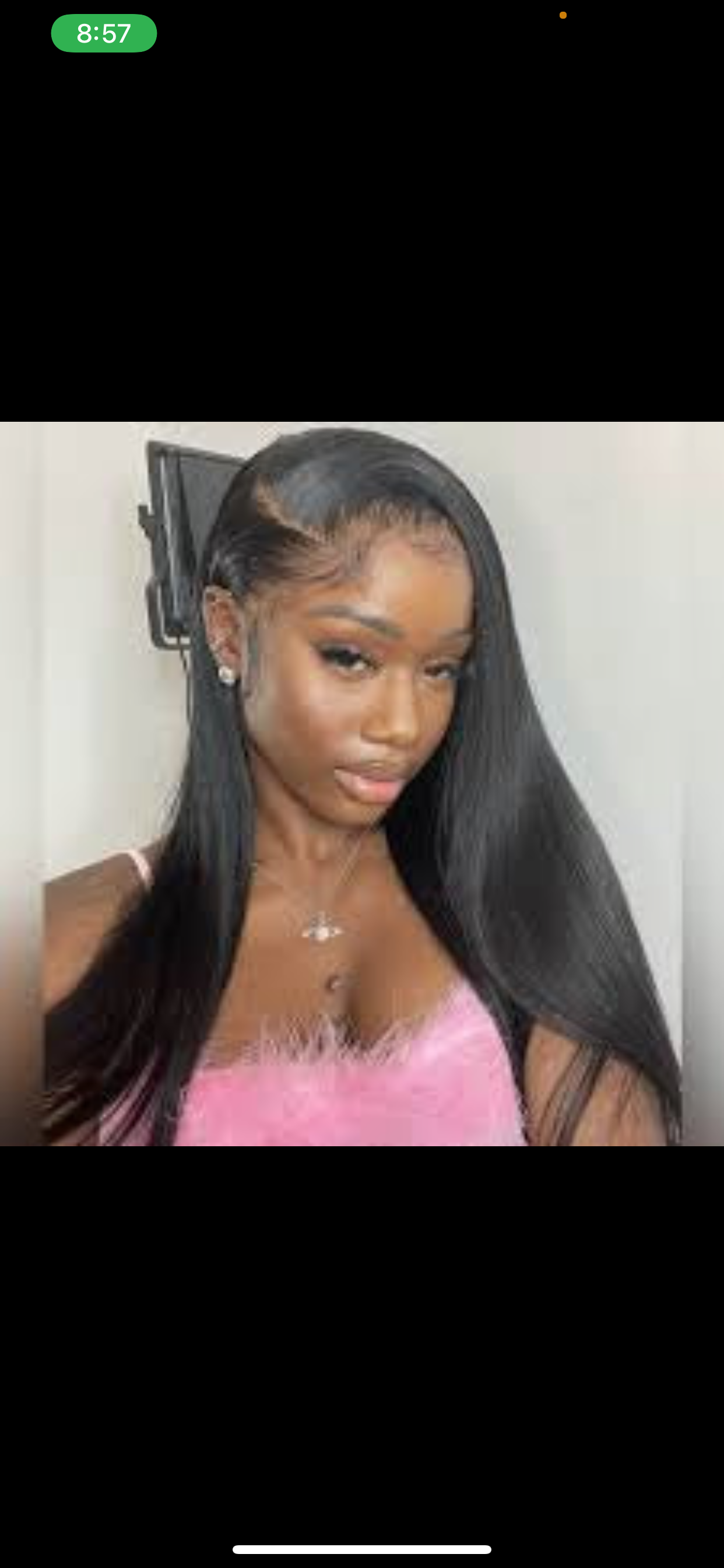 22 Inch 13 x 6 Bone Straight Transparent Frontal Wig