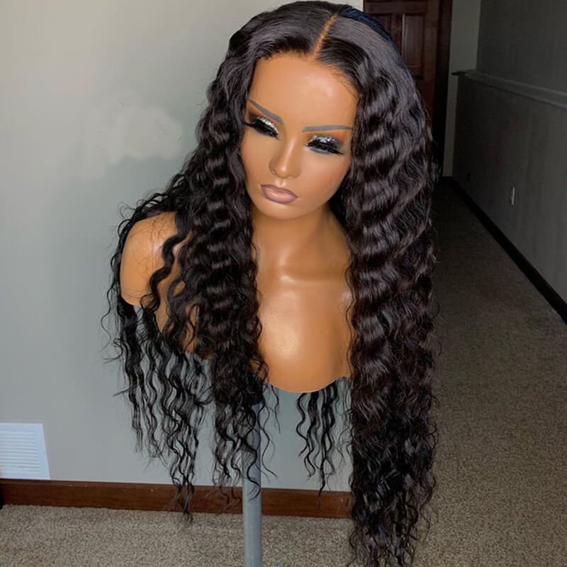 24 Inch 13 X 6 High Definition Deep Loose wave Transparent Lace wig