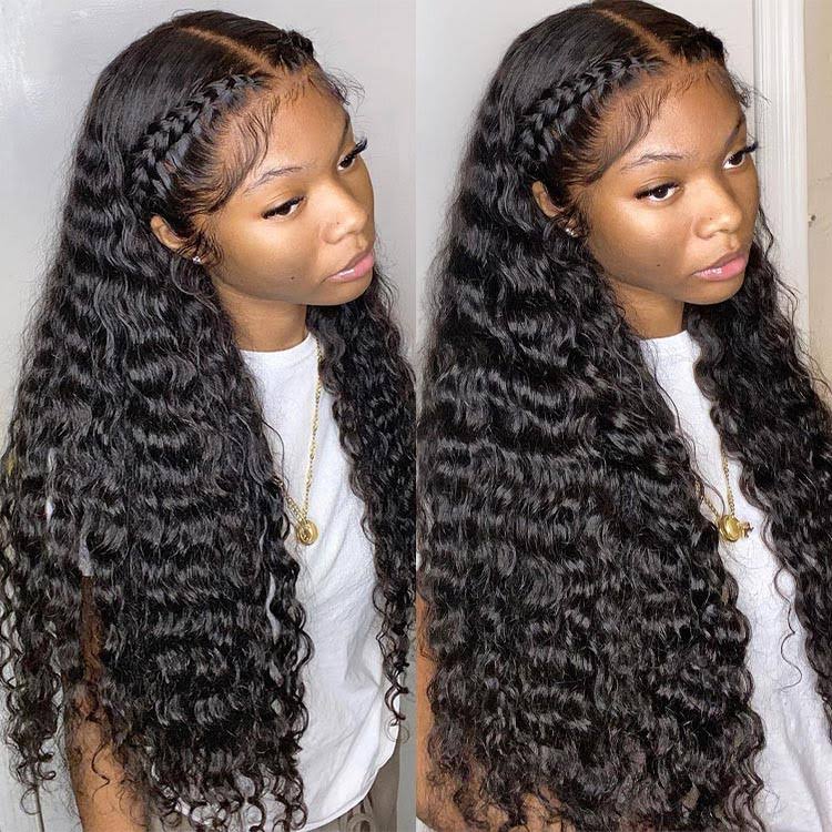 26 Inch 13 x 6 Deep Wave Frontal Wig