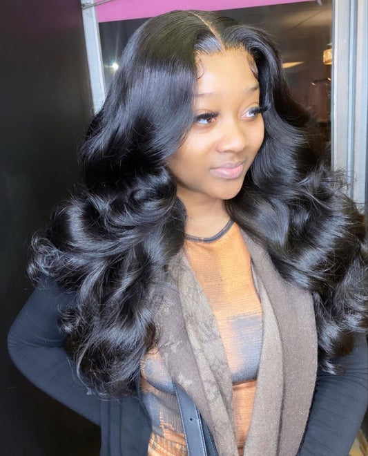 26 Inch 13 x 4 180% density Body Wave Frontal Wig